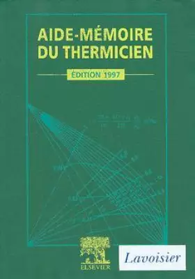 Couverture du produit · Aide-mémoire du thermicien