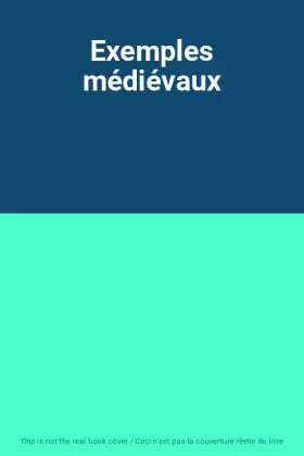 Couverture du produit · Exemples médiévaux