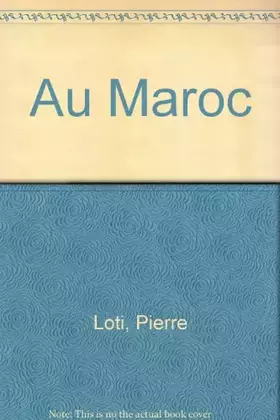 Couverture du produit · Au maroc