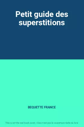 Couverture du produit · Petit guide des superstitions