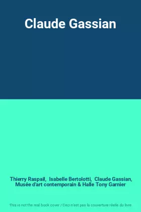 Couverture du produit · Claude Gassian