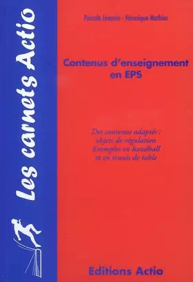 Couverture du produit · Les Contenus d'Enseignement en E. P. S.
