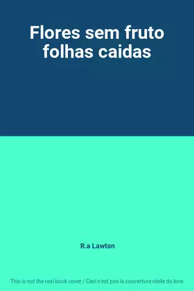 Couverture du produit · Flores sem fruto folhas caidas