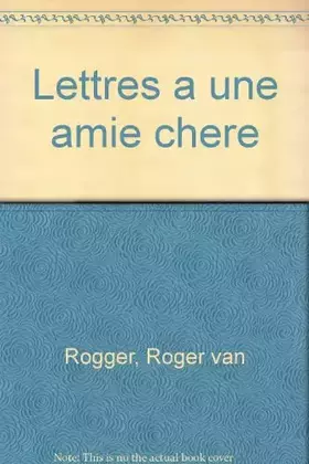 Couverture du produit · Lettres à une amie chère