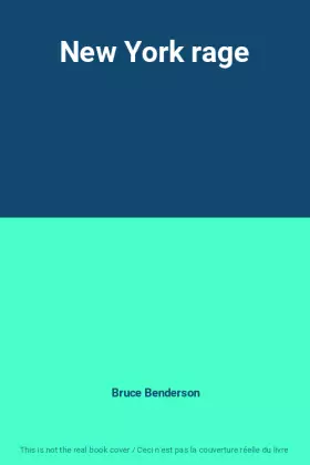 Couverture du produit · New York rage