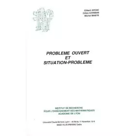 Couverture du produit · Problème ouvert et situation-problème