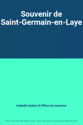Couverture du produit · Souvenir de Saint-Germain-en-Laye