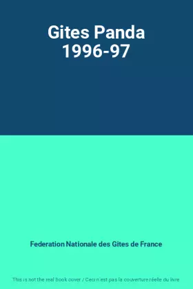 Couverture du produit · Gites Panda 1996-97
