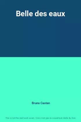 Couverture du produit · Belle des eaux