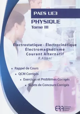 Couverture du produit · Physique : Tome 3 : Electricité