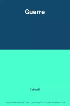 Couverture du produit · Guerre
