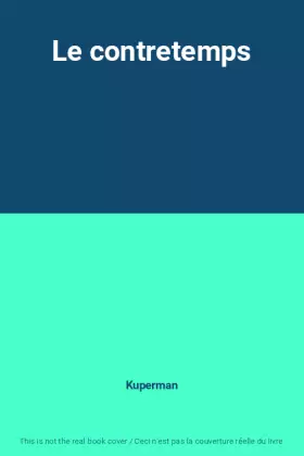 Couverture du produit · Le contretemps
