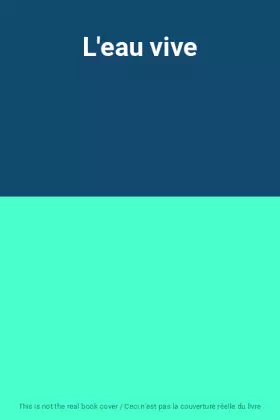 Couverture du produit · L'eau vive