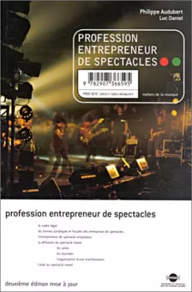 Couverture du produit · Profession entrepreneur de spectacles