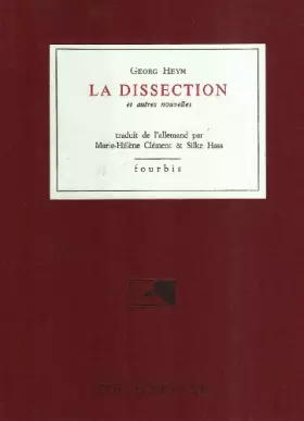 Couverture du produit · La dissection