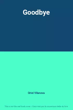 Couverture du produit · Goodbye