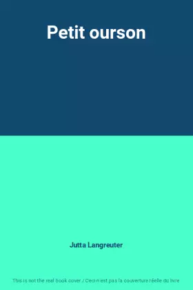 Couverture du produit · Petit ourson