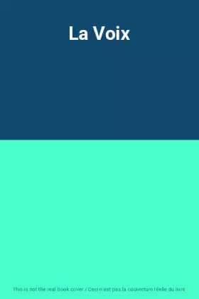 Couverture du produit · La Voix