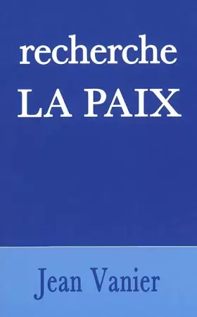 Couverture du produit · Recherche la paix