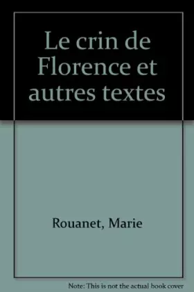 Couverture du produit · Le crin de florence