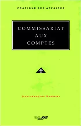 Couverture du produit · Commissariat aux comptes