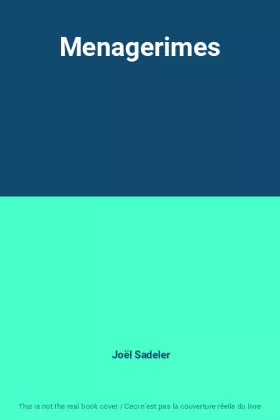 Couverture du produit · Menagerimes