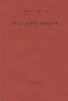 Couverture du produit · De la peine de mort