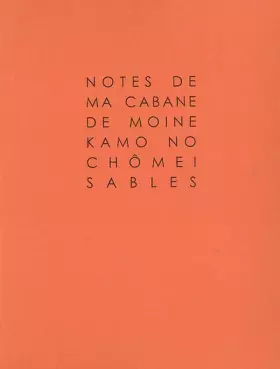 Couverture du produit · Notes de ma cabane de moine