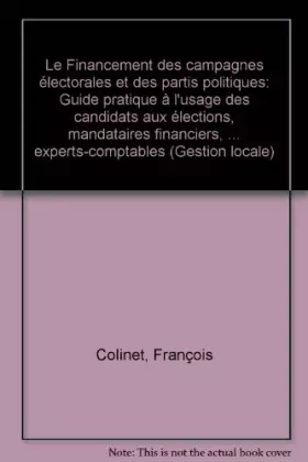 Couverture du produit · Financ des campagn electo