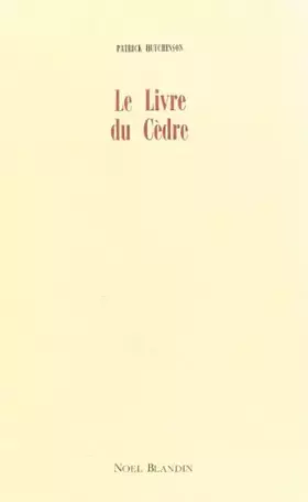 Couverture du produit · Livre du Cedre (le)