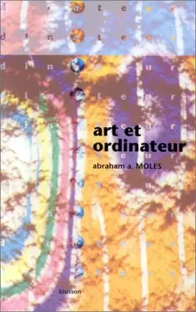 Couverture du produit · Art et ordinateur