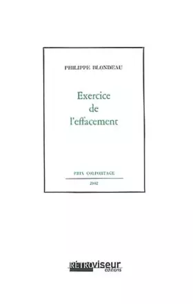 Couverture du produit · Exercice de l'effacement
