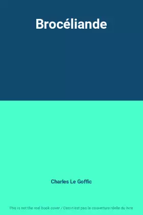 Couverture du produit · Brocéliande