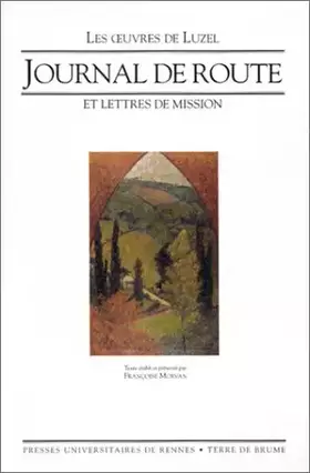 Couverture du produit · Journal de route et lettres de mission