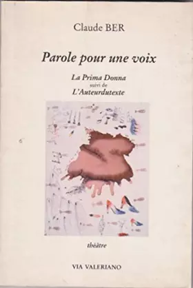 Couverture du produit · Parole pour une voix