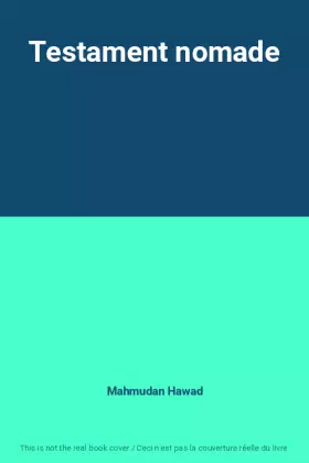 Couverture du produit · Testament nomade