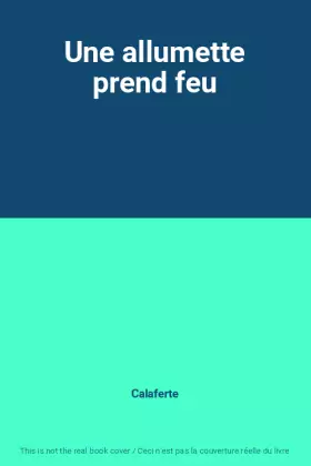 Couverture du produit · Une allumette prend feu
