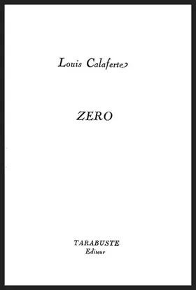 Couverture du produit · Zéro (1966)