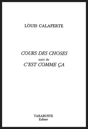 Couverture du produit · Cours des choses
