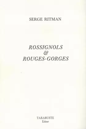 Couverture du produit · Rossignols & rouges-gorges