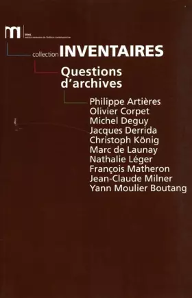 Couverture du produit · Questions d'archives