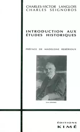 Couverture du produit · Introduction Aux Etudes Historiques