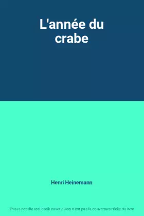 Couverture du produit · L'année du crabe