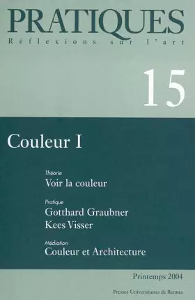 Couverture du produit · COULEURS Pratiques 15