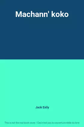 Couverture du produit · Machann' koko