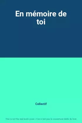 Couverture du produit · En mémoire de toi