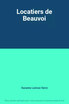 Couverture du produit · Locatiers de Beauvoi