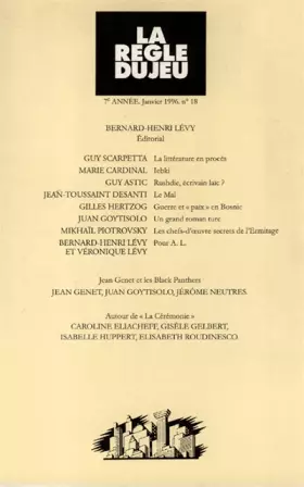 Couverture du produit · La règle du jeu n°18