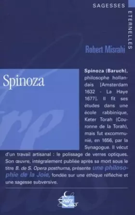 Couverture du produit · Spinoza