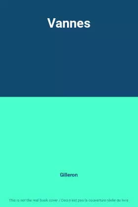 Couverture du produit · Vannes